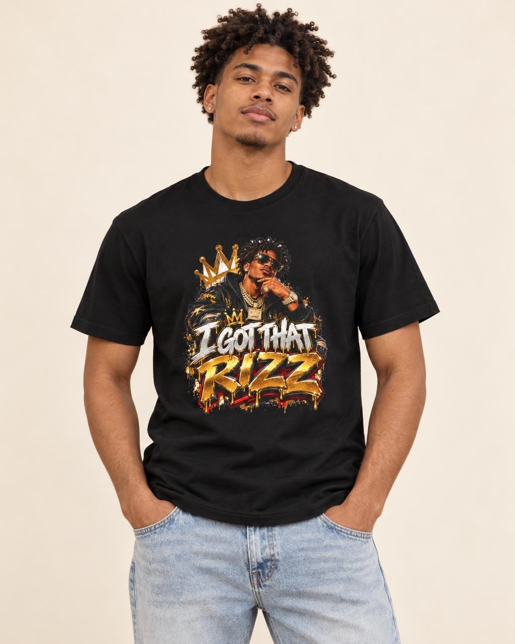I Got That Rizz – Gold Edition Graphic Tee graphic T-shirt