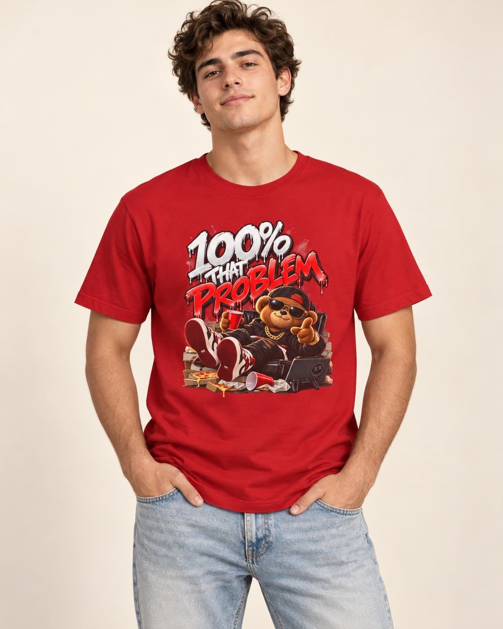 100% That Problem Graphic Tee graphic T-shirt